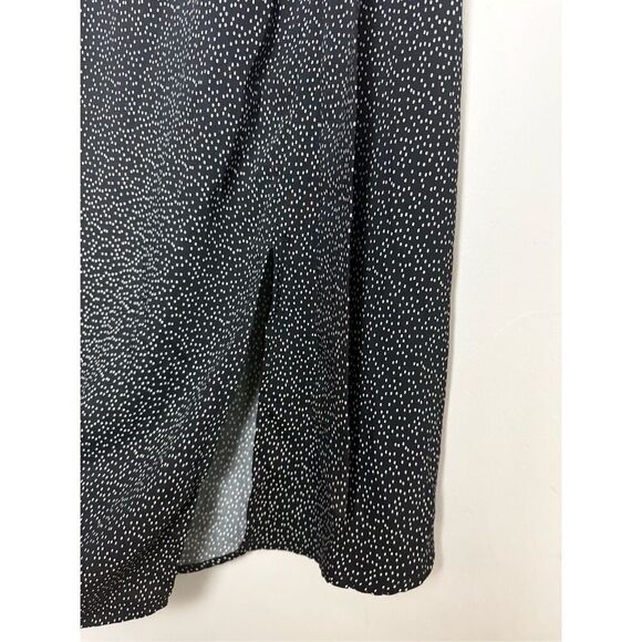 Laundry by Shelli segal dot d-ring asymmetrical midi skirt Small - Picture 2 of 5
